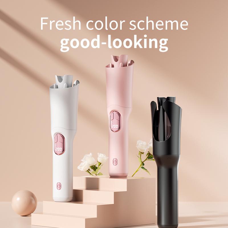 Automatic Hair Curler 28mm Negative Ions Electric Ceramic Curling Hair Stick Rotating Curl Waves Anti-Tangle Curling Iron Styler