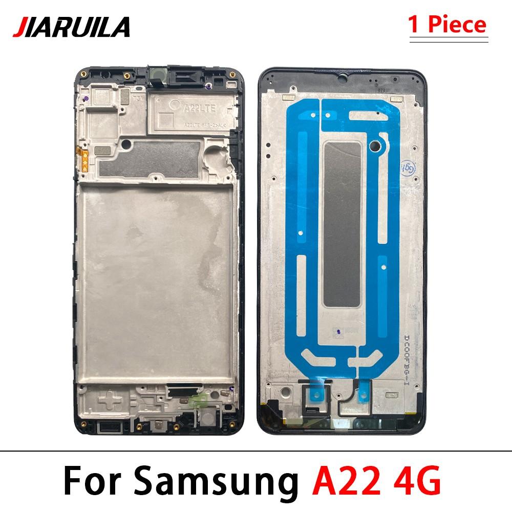 New Front Housing LCD Display Frame For Samsung A02 A02s A12 A22 A32 A52 A52s A72 4G 5G Housing Middle Frame Bezel Plate Cover