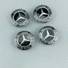 4pcs 75mm Black Car Wheel Center Caps Hub Caps For Mercedes Benz W176 W177 W204 W205 W212 W213 W206 X156 X253 W117 Accessories CT1 QQ37