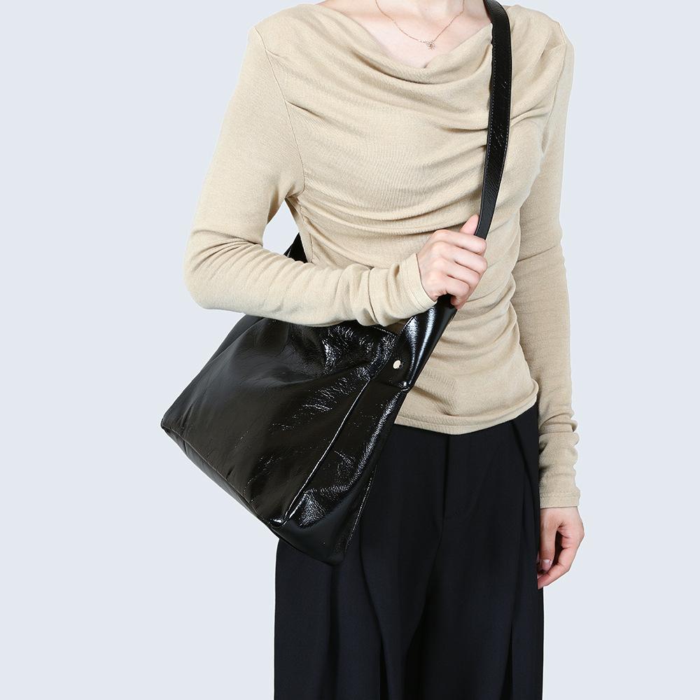 High-end Tote Bag Genuine Leather Women's Bag Large-capacity Commuting Bag Crossbody Bag