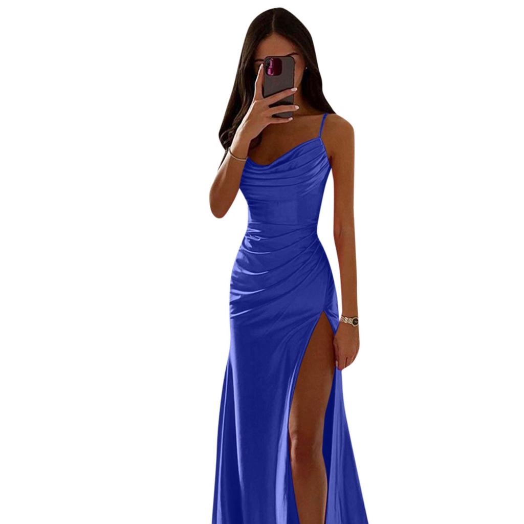 Rochie cu bretele pentru femei, cu ștergerea pieptului, cu pliuri, fustă, rochie sexy, subțire, cu fese