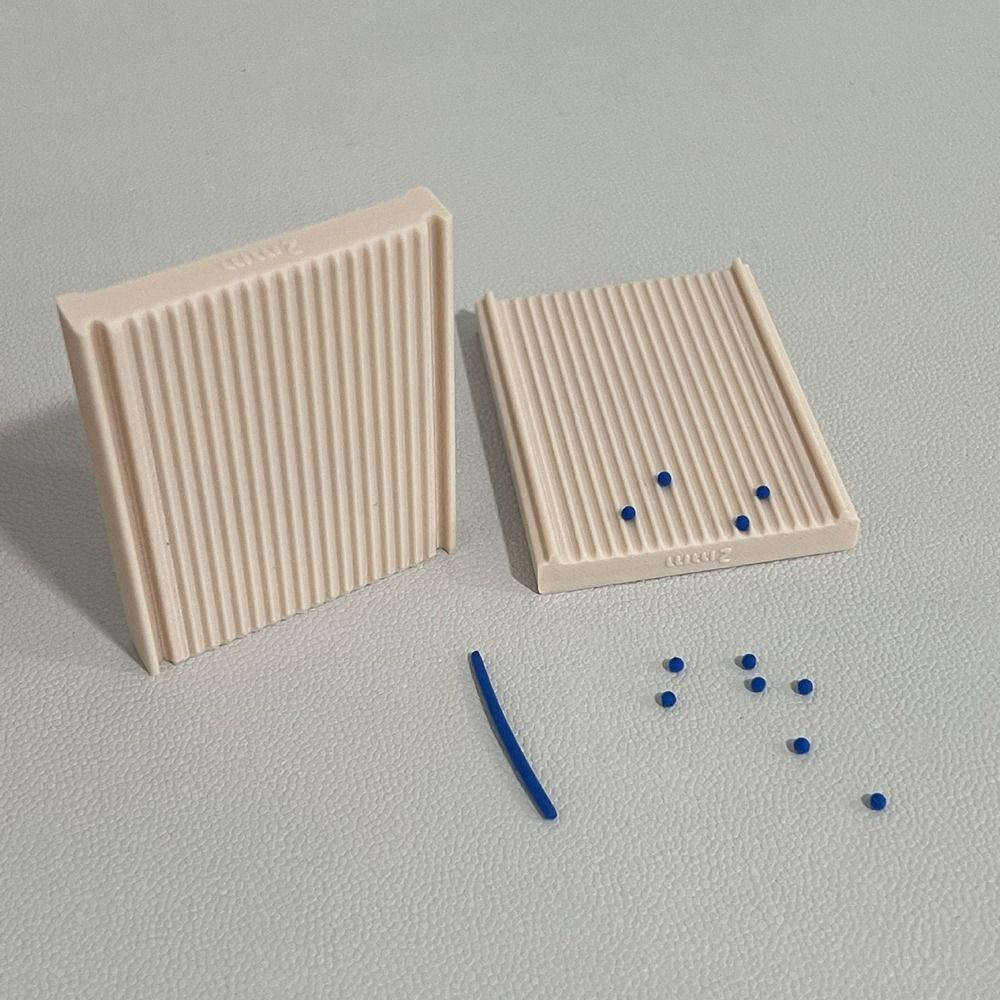 Grooved Surface Clay Ball Maker Plastic Clay Maker Boards New DIY Jewelry Making Jewelry Making
