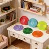 6x 1/6 Miniature Vinyl Records Model Music Accessories Toy Photo Prop Tiny Music Room Furniture Model Decoration for Bedroom