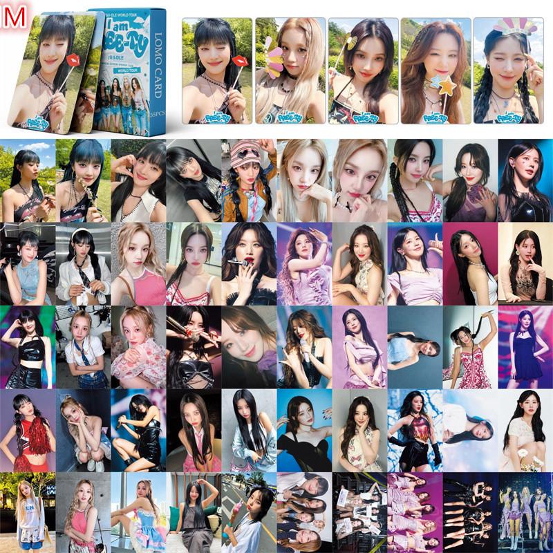 Official (G)I-DLE Photo Card Set: Song Yuqi, Cho Miyeon, and Ye Shuhua Lomo Cards - Female Group Merchandise Album