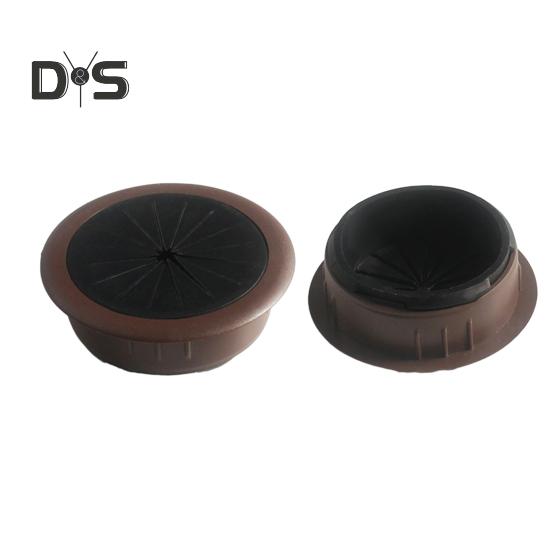 Computer Desk Threading Hole Cover Plate Rice-shaped Round Desk Hole Desktop Opening Wire Buckle Cover Plastic Decorative Cover