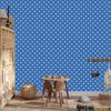Blue, Azure and White Hearts Wallpaper 50x1000