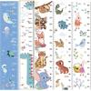 2M Height Child Growth Chart Removable Wall Hanging Height Chart Growth Ruler Catoon Pattern Height Measure Ruler