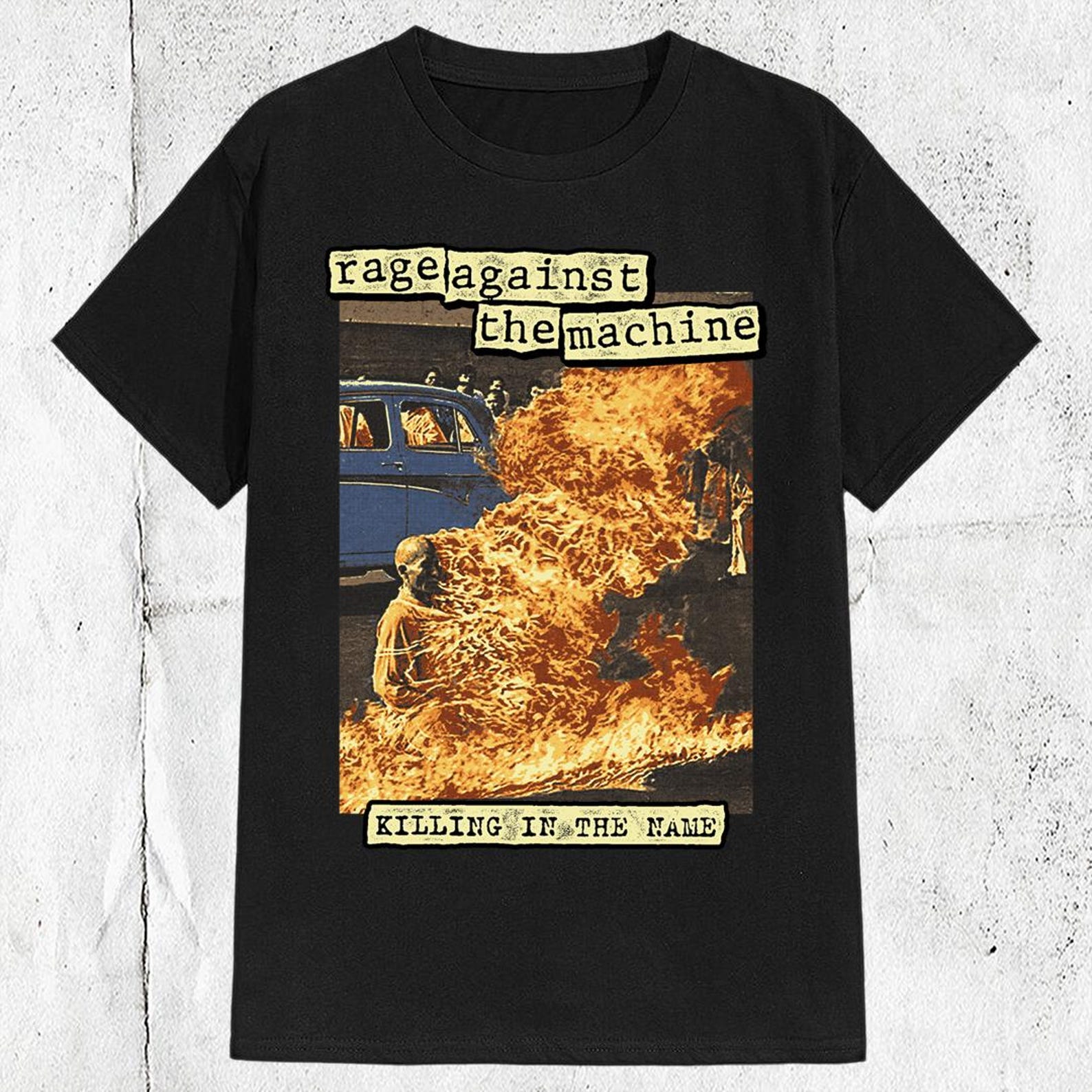 90s Rage Against The Machine Rap Metal Political Alternative Rock Band Music T shirt 4XL