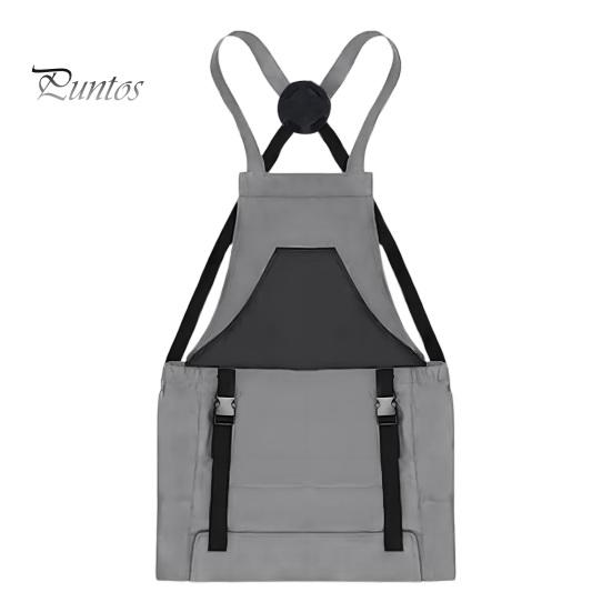 

Фартук для садоводства с карманами для инструментов, вместительная сумка для сбора урожая на открытом воздухе, быстросъемный прочный холст для сбора овощей серый