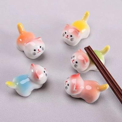 Cute Animal Ceramic Paint Brush Pen Holder Pen Rack Display Stand Palette For Watercolor Gouache Acrylic Painting Art Supply