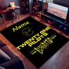 Custom personalization twenty one pilots Print Area Rug - Soft, Washable Non-Slip Indoor Mat,Living Room,Home&Office Decorative Rug