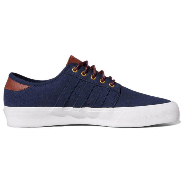 Adidas Originals Seeley Xt Casual Slip-Resistant Lightweight Supportive Low-Top Skate Shoes Men Sneakers Navy-Blue H01235