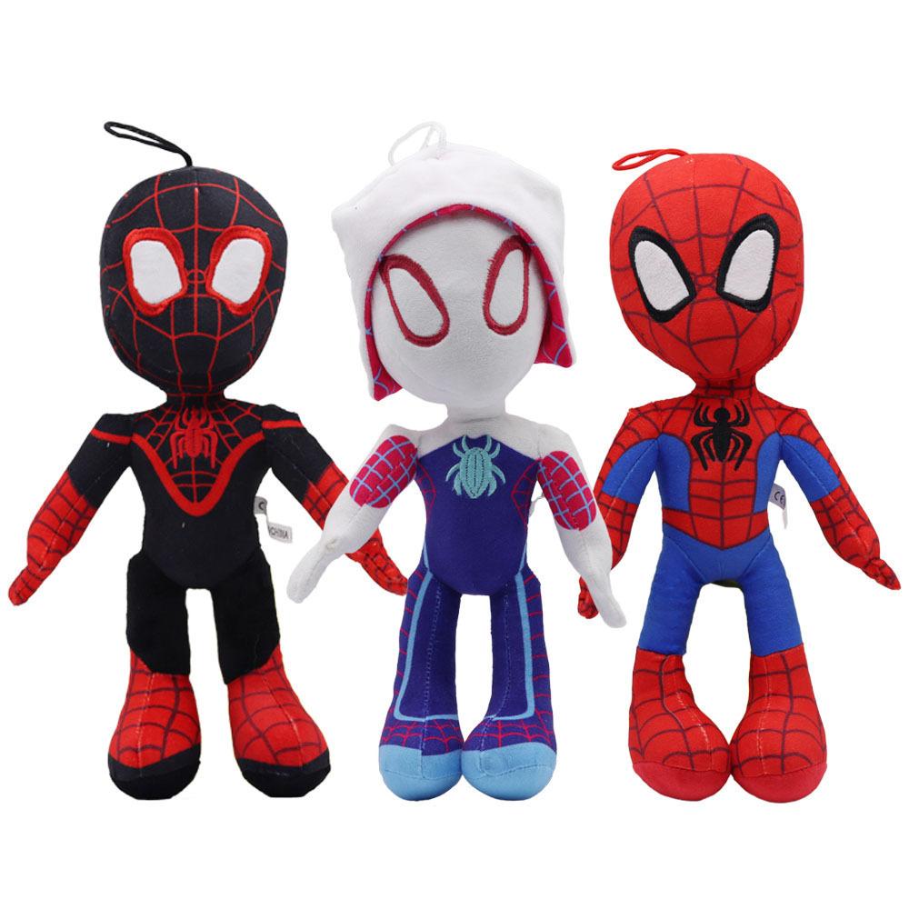 Llavero Figura de Acción Spider-Man Universo Paralelo Spider-Venom Rojo Negro Blanco Juego de 4 Piezas