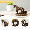 Brass Figurine, Sculpture for Table Decoration, Small Ornament Desk