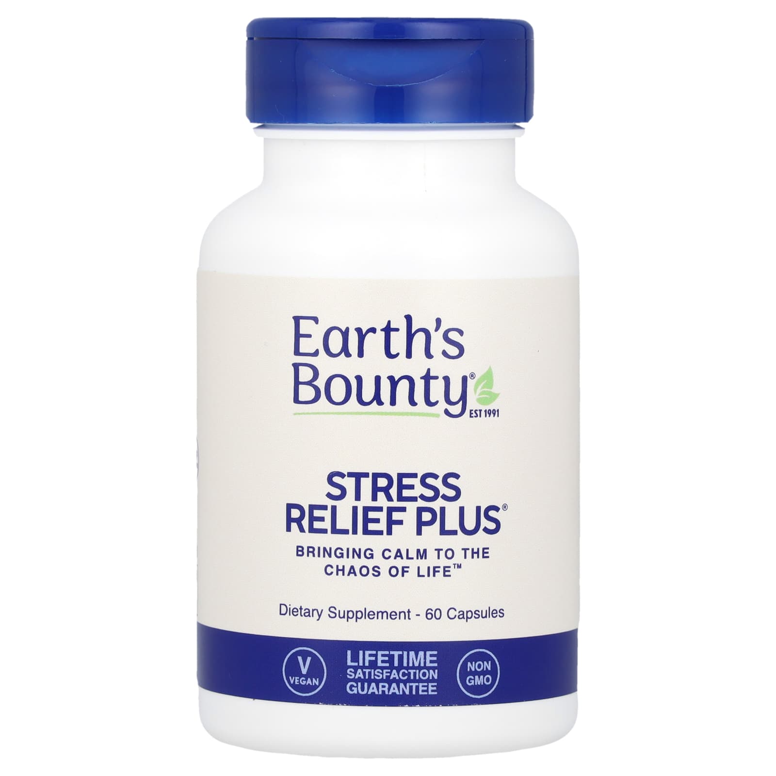 

Earth S Bounty, Stress Relief Plus®, 60 Capsules