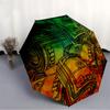 1pc Money Art Automatic Open/Close Umbrella Compact Folding Umbrella, All-Season Portable Umbrella for Women/Men F1124358