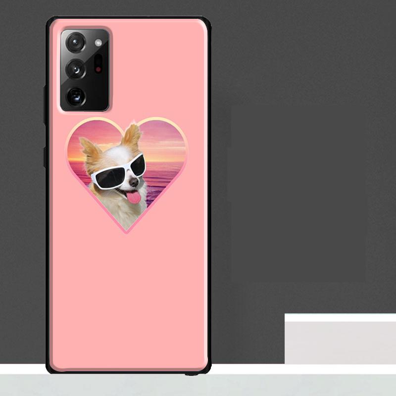 

Chihuahua Face Floral Dog Case For Samsung Galaxy S25 Ultra S23 S22 S21 S24 Ultra S9 S10 S20 Plus S25 FE Phone Cover Galaxy S20Ultra