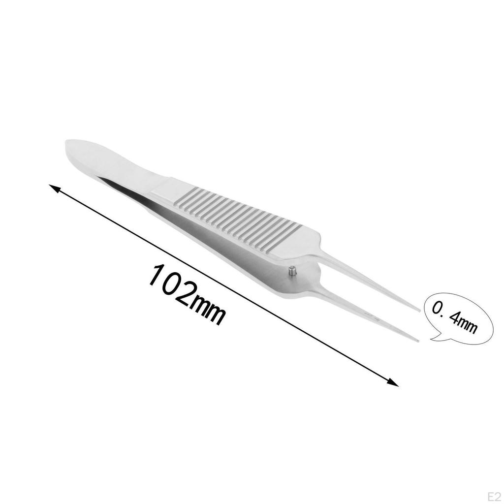 Micro Multi-Purpose Safety Use Professional Pointed Portable Short Tweezers Makeup Tool for Facial