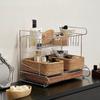Light Luxury Skincare & Makeup Organizer 304 Stainless Steel