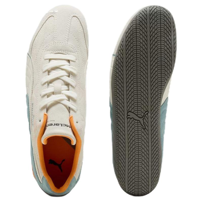 Puma Speedcat Freizeit Schuhe Herren Warmweiß Blau Orange 309452-03