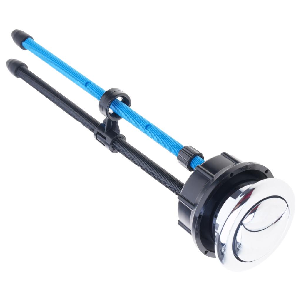 Dual Button Toilet Tank Parts Extended Toilet Tank Repair Tool Simple Install for Easy Installation & Silent Flushing