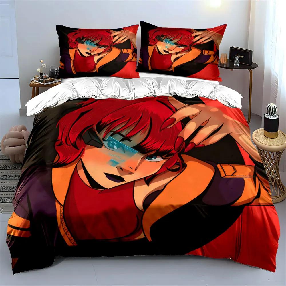 "Futuristic Style Three-Piece Set" Soft Comfortable Duvet Cover Bedding Set Included 1*Duvet Cover & 2*Pillowcases, gift