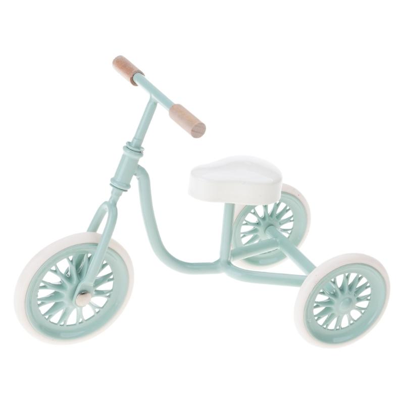 

Realistic Metal Mini Tricycle Model 1/12 Scale Designed For Figure Accessories And Creative Projects светло-зеленый