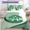 Hibernian FC Set Lenzuola Stampato 3 Pezzi Copripiumino Traspirante con Federe Biancheria da Letto Decorativa per Camera da Letto Casa