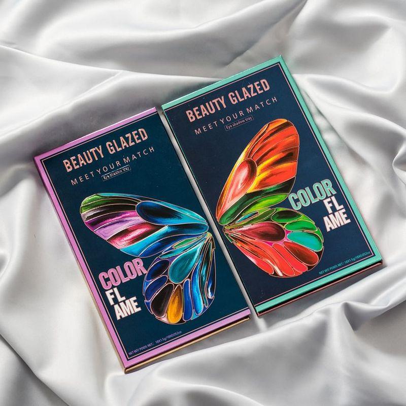BEAUTY GLAZED - Color Flame Butterfly Eyeshadow Palette (18 Colours)