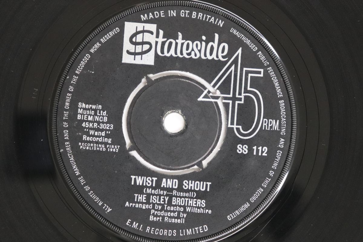 

7inch Record ISLEY BROTHERS / I.B. SPECIAL INSTR - Twist And Shout / Spanish Twist SS112 STATESIDE 1962 UK Soul/Funk Used