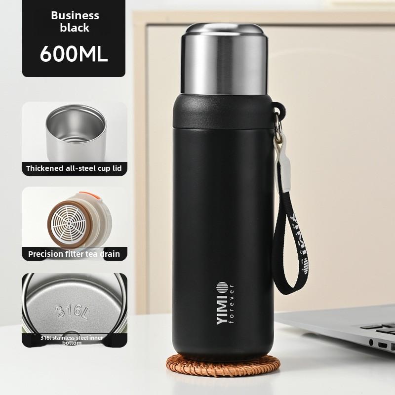 600ml 316L Stainless Steel Vacuum Insulated Cup | 24H Hot/Cold Retention,Leakproof & Eco-Friendly.For Coffee, Tea, Water, Travel