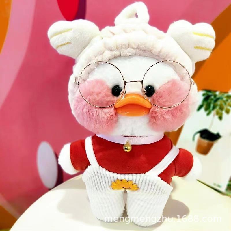 Hoodie Hyaluronic Acid Duck Plush Toy Doll Doll Hyaluronic Acid Little Yellow Duck Birthday Gift for Women