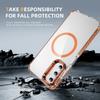 For Samsung Galaxy S25+ Clear Phone Case with Lens Kickstand Cover Compatible with MagSafe