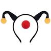 Clown Headband and Nose Set Funny Costume Accessories Performances Cosplay Headwear For Halloween And Party Fun