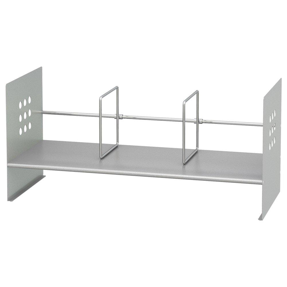 

Plus Bookstand 60cm H-type, wide, Silver, 89-275