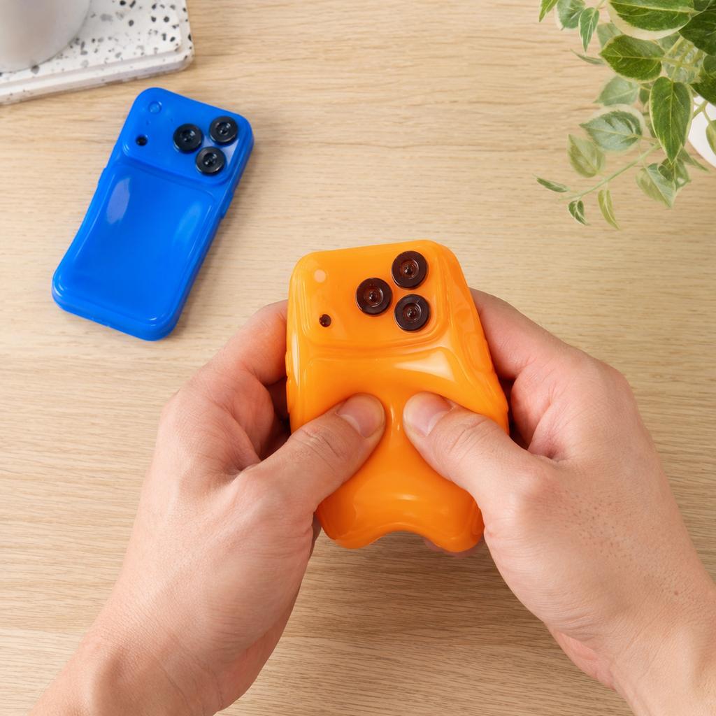Игрушечный телефон-моноблок случайного цвета с цветной коробкой для детей и взрослых