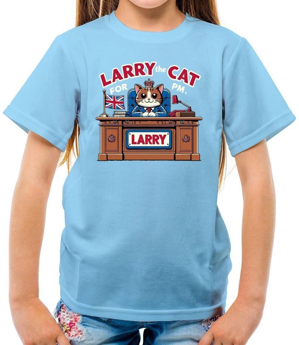 Larry The Cat For Prime Minister - T-Shirt - PM Funny Election 140