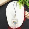 Resin Ocean Blue Yellow Black Small Fish Keychain – Creative Backpack and Car Key Ornament