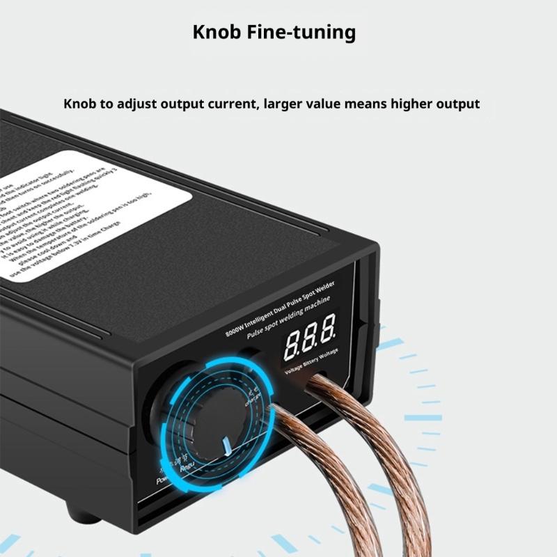 Automatic Spots Welding Machine with 8000W Output Portable ABS Construction Ideal for Outdoor Use