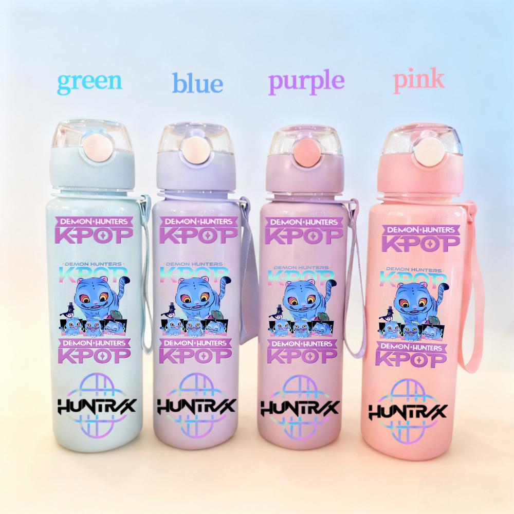 700ML KPOP Devil Hunter Stainless Steel Insulated Mug Anime Cartoon Style Portable Cup Fit designed for Students plus Children