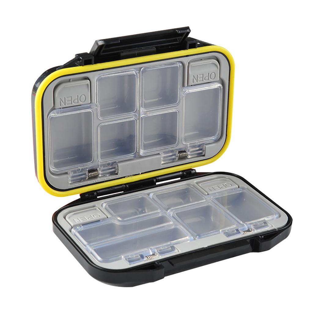 Caja de aparejos de pesca, impermeable, multifuncional, ganchos para Señuelos de Pesca, caja de almacenamiento, contenedor, accesorios de herramientas de pesca