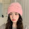 Knitted Hat Women's Winter Thickened Warm Ear Protection Hat Rhinestone Wool Hat Winter Hats for Women, Beanies for Women, Hats for Women Winter
