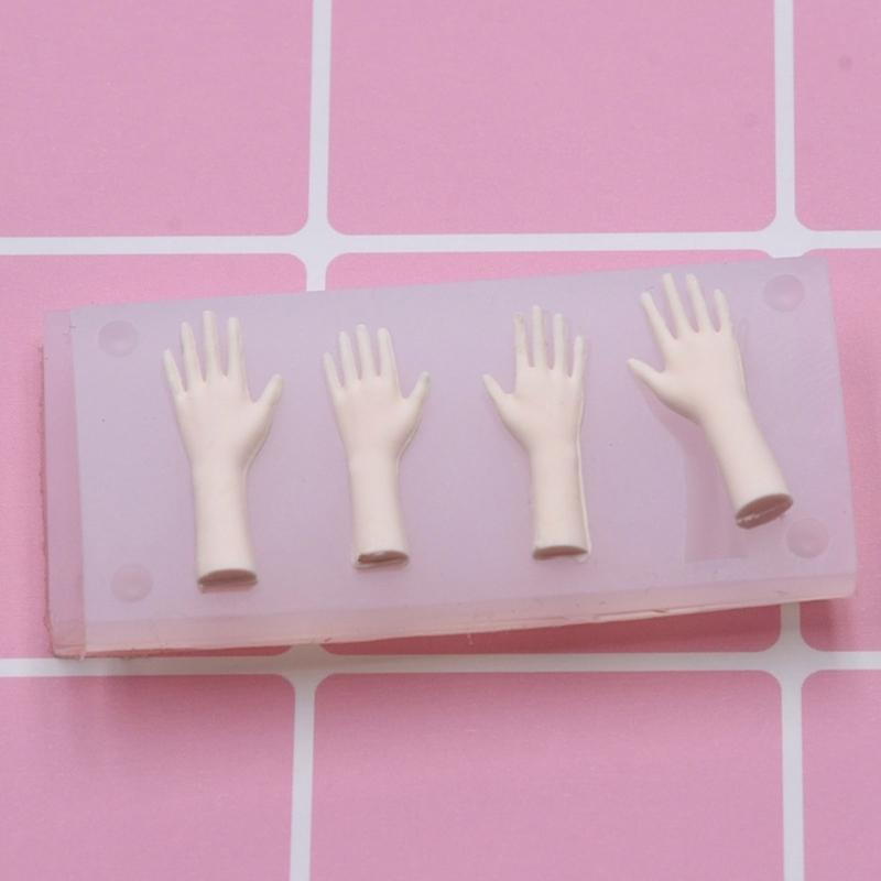 Versatile Hand Mould Proportional Designs Silicone Material for Resin Clay Creative Projects and Gift