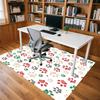 1pc Paw Prints Christmas Themed Rug for Home Decor, Non-slip Office Carpet, Chair mat, Outdoor Mat, Christmas and Halloween gifts-0731147