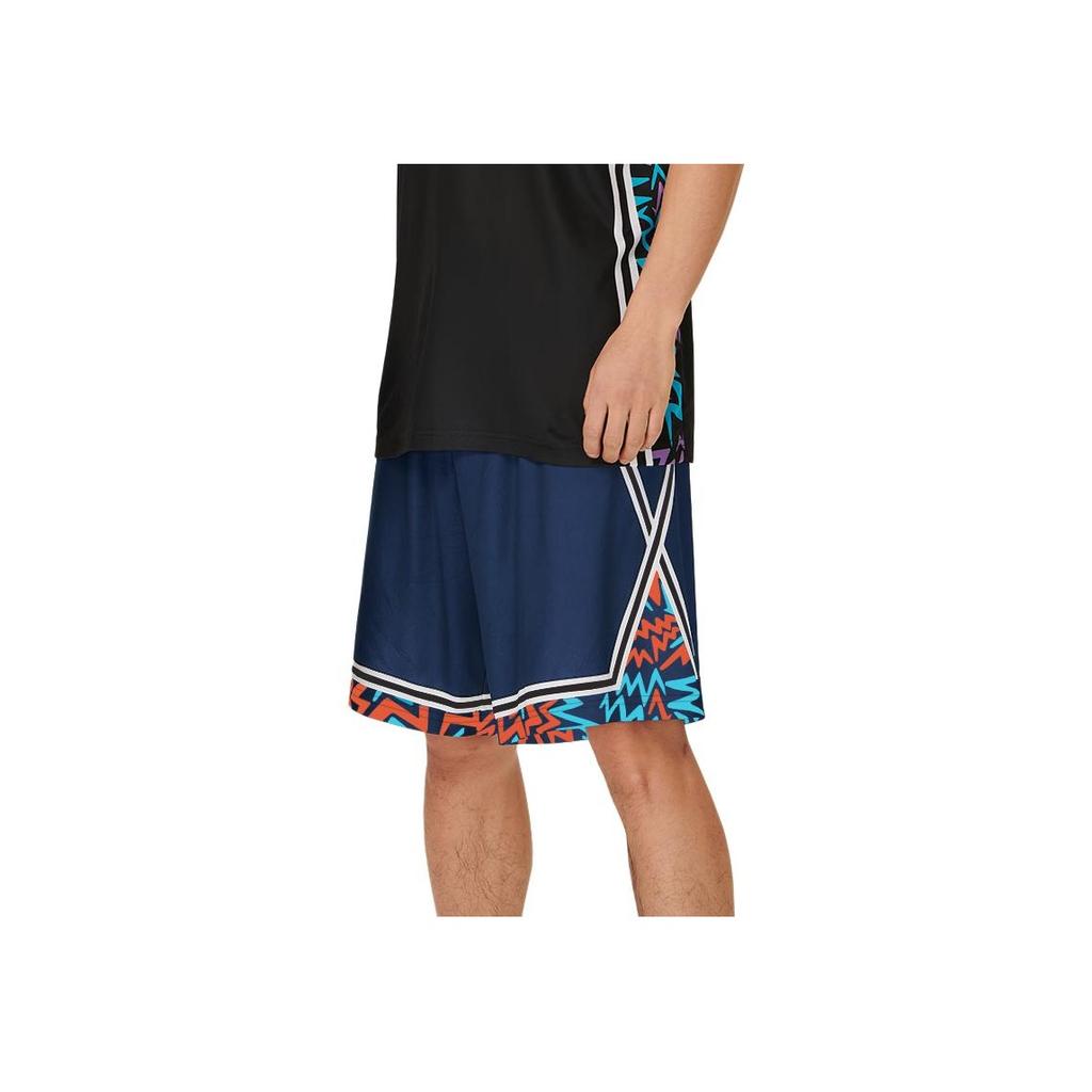 Under Armour Shorts de sport rayés taille moyenne à taille élastique pour homme Bleu 24500211-409