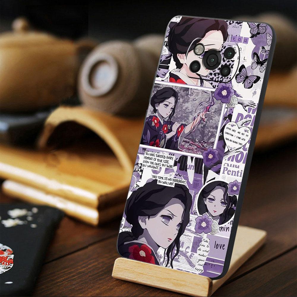 Demon Slayer Kimetsu Anime Shockproof Celular Funda For Xiaomi POCO X3 NFC F3 MI 11 Lite M4 Pro 5G X4 10T M3 11T 9T F4 GT