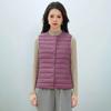 Autumn and Winter Women's Waistcoat Round Neck V-neck Lightweight Down Jacket Vest Duck Down Waistcoat