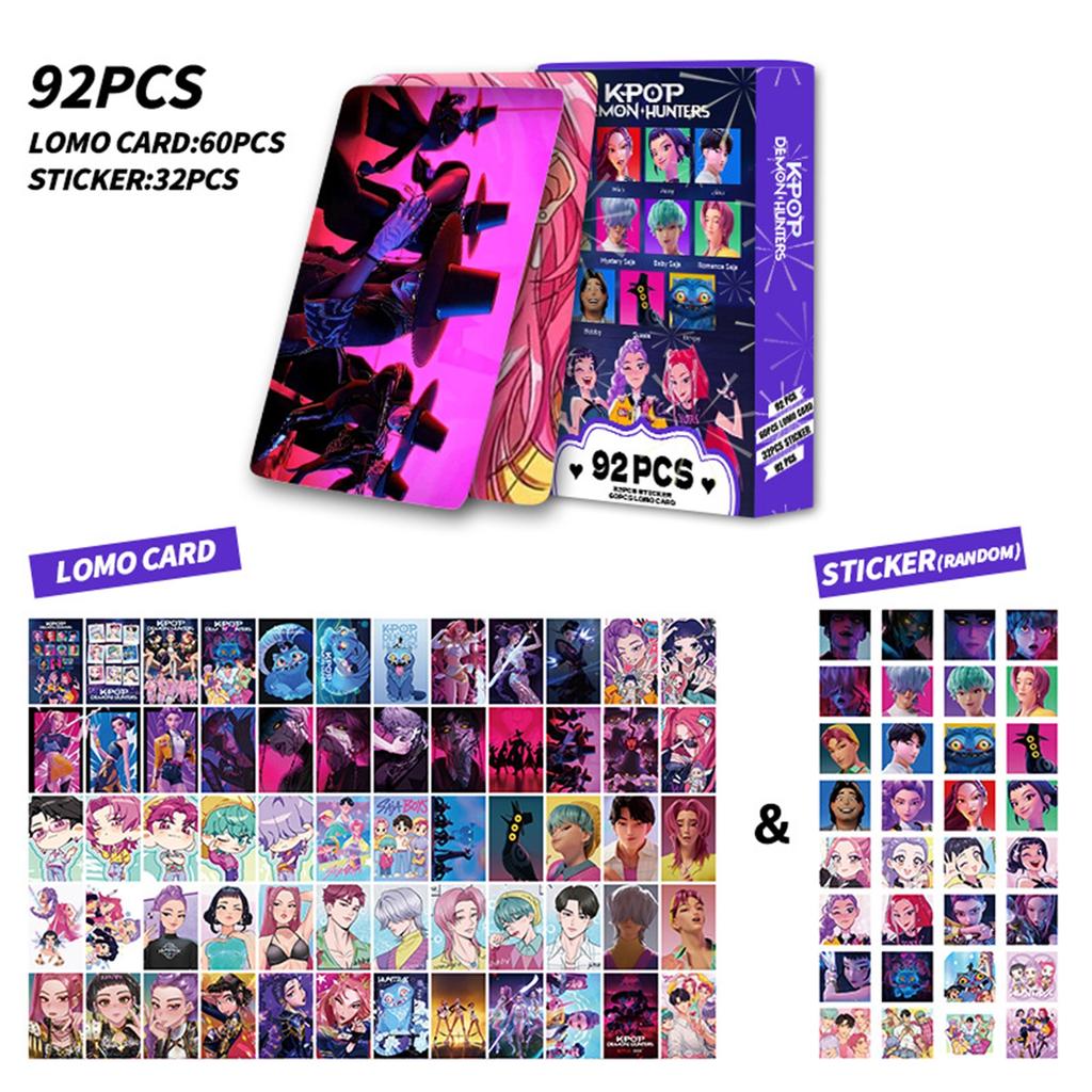60 LOMO Cards 32 Stickers Witch Hunters Double-sided High-definition Color Printed Photo Cards