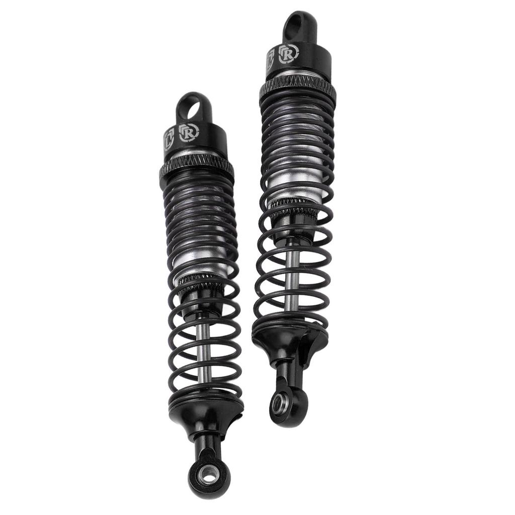 Front and Rear Metal Spring Shock Absorber RC Car Shock Absorber for AXIAL SCX 10 1/10 RC CarBlack