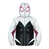 Boys Spring Autumn Spider Series 3D Digital Print Kids Roleplay Masked Long Sleeve Hooded Sweatshirt Kids